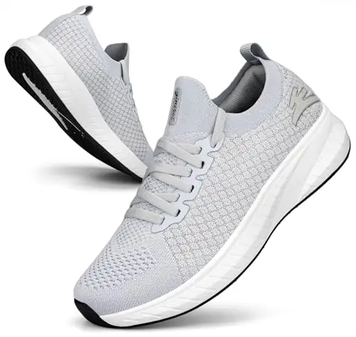 Puweco Scarpe Donna Running Sneakers Comode Tennis Leggero e Traspirante Tempo Libero Fitness Palestra Scarpe