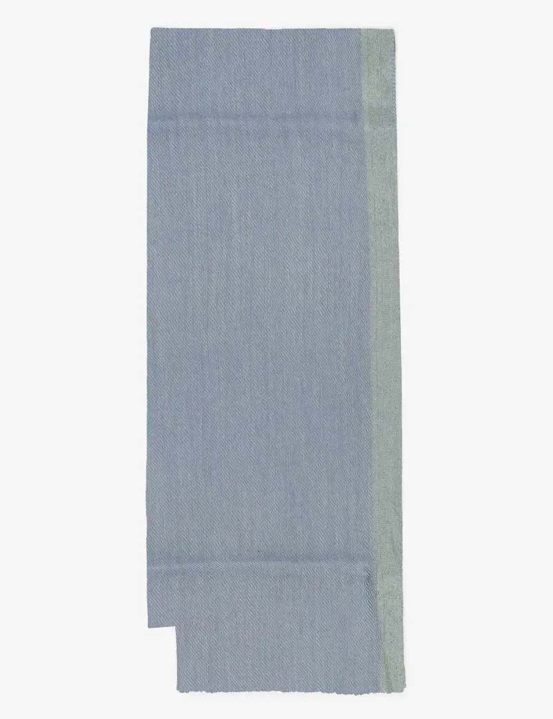 Sciarpe in lana celeste polvere Donna 61260063 0028