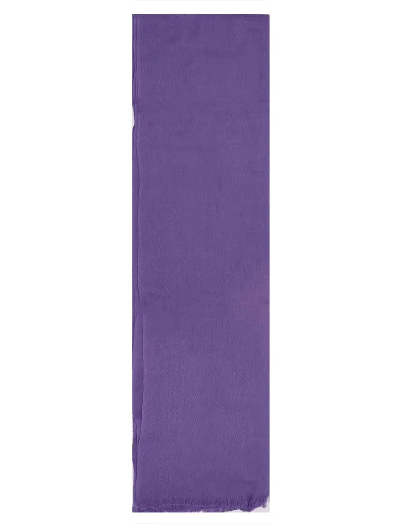 Tramonto stole in cotone lilla spigato Donna 60260057 0016