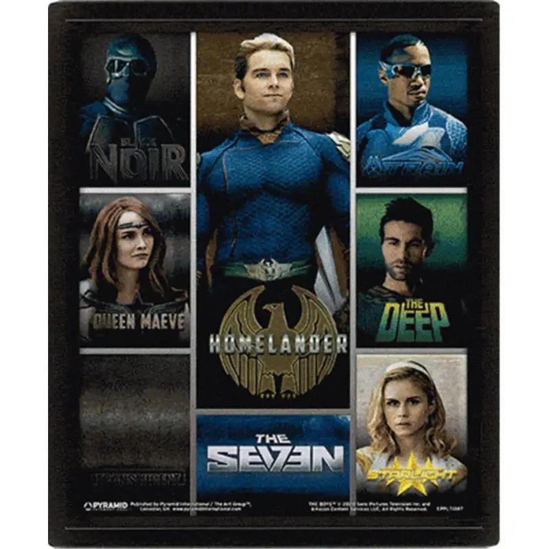 Cornice 3D lenticolare Pyramid The Boys The Seven