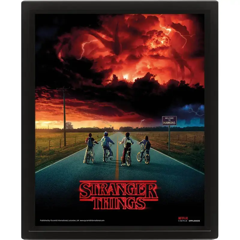Cornice 3d Peramid Stranger Things Mind Flaeer