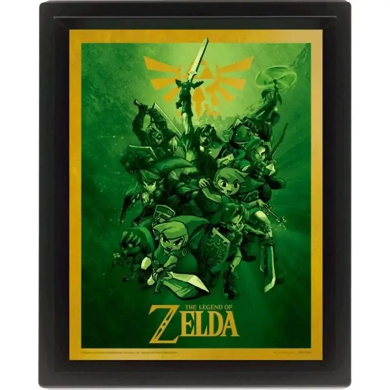 Cornice 3d Peramid Zelda Link
