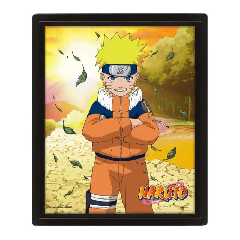 Decorazione murale lenticolare Pyramid Naruto 3D