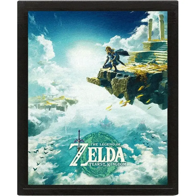 Decorazione murale lenticolare Pyramid The Legend Of Zelda Tears Of The Kingdom 3D