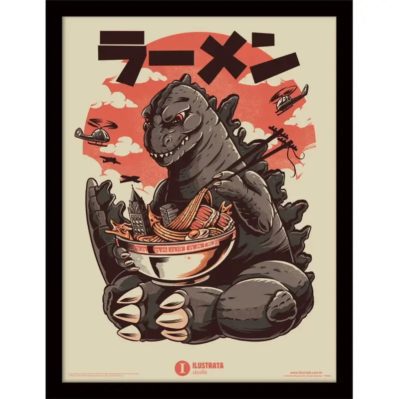 Decorazione murale Pyramid Kaiju S Ramen