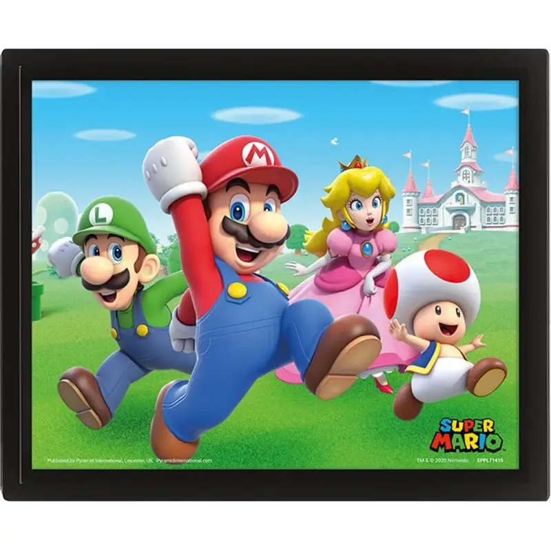 Decorazione murale Pyramid Super Mario Group Run