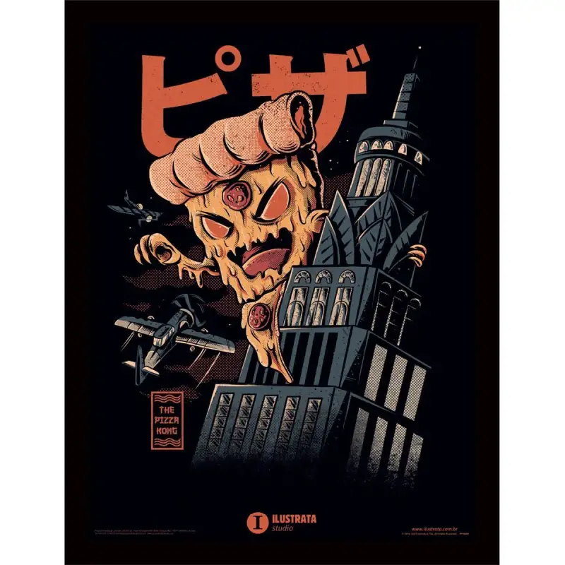Decorazione murale Pyramid The Pizza Kong