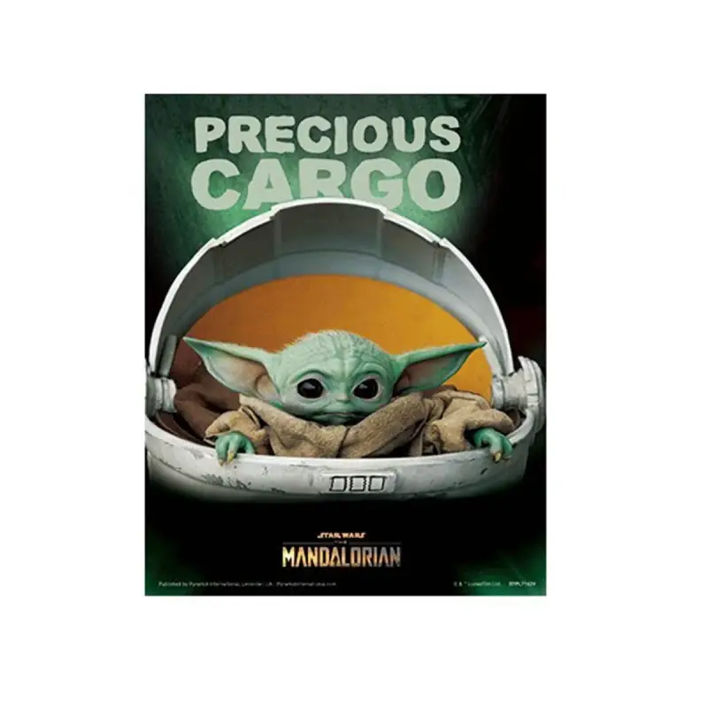 poster lenticolare 3d Pyramid Star Wars - The mandalorian Precious Cargo