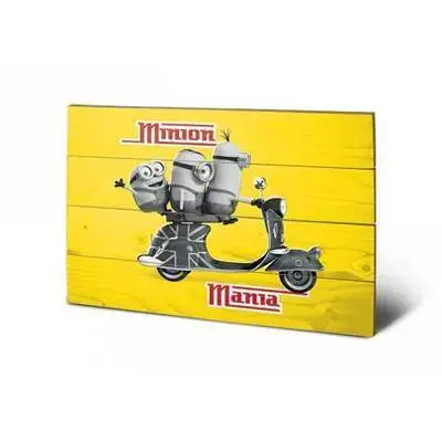 Poster Pyramid Minion Mania Wood Art Sw11568P