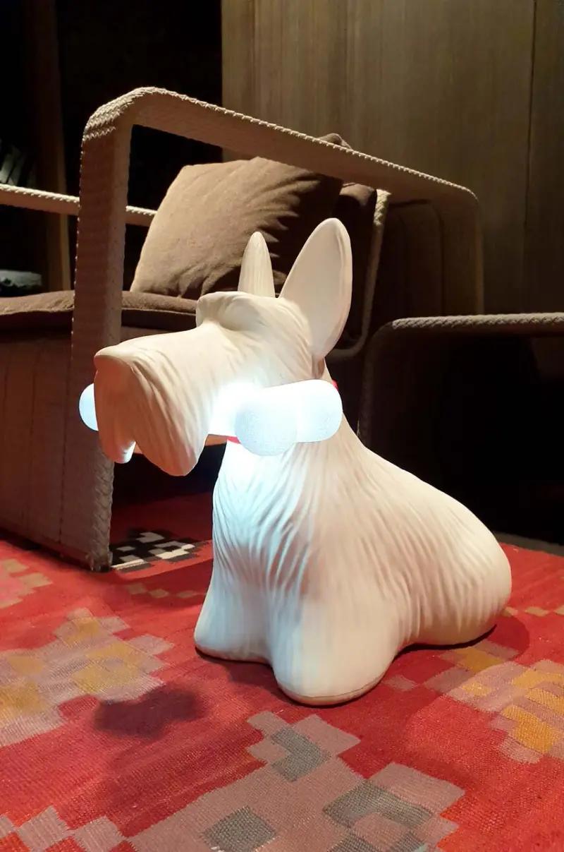 lampada da tavolo Scottie Bianco miniatura 2