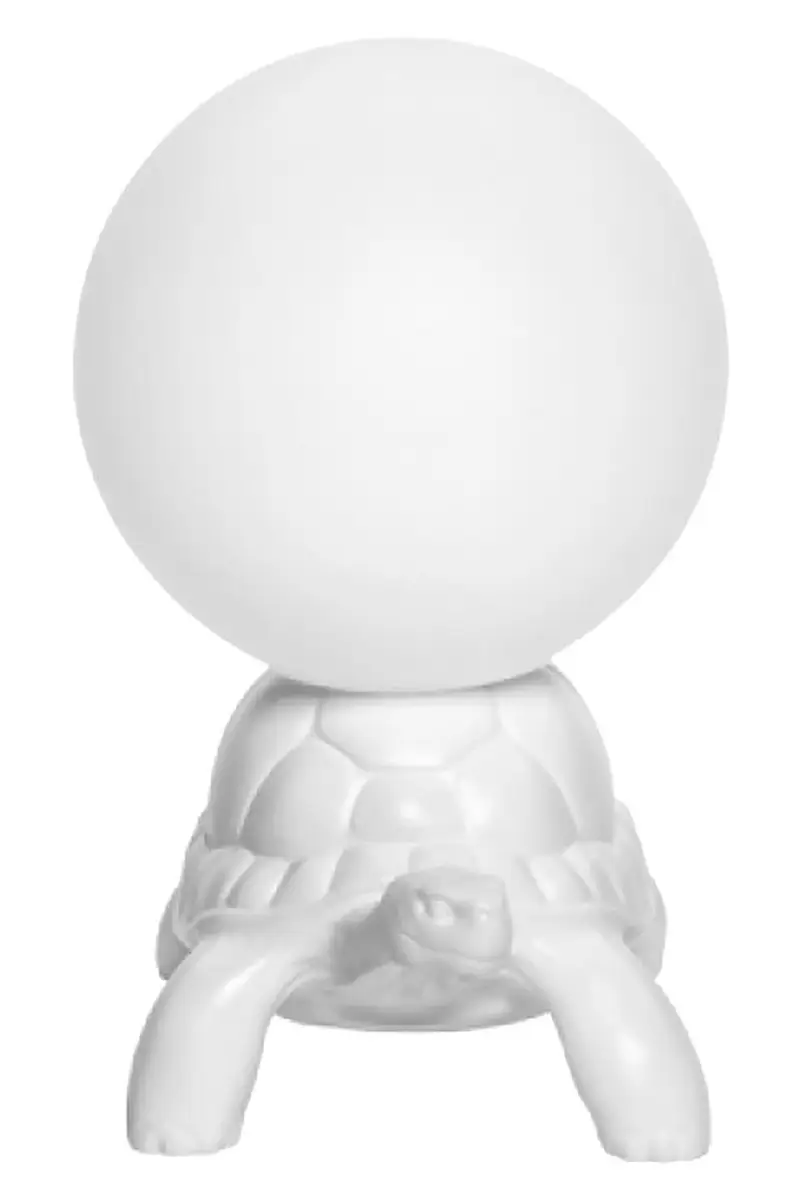 Lampada 'Turtle Carry Lamp' Bianco