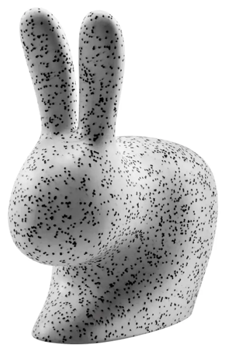 Sedia 'Rabbit Chair Baby Dots' Bianco