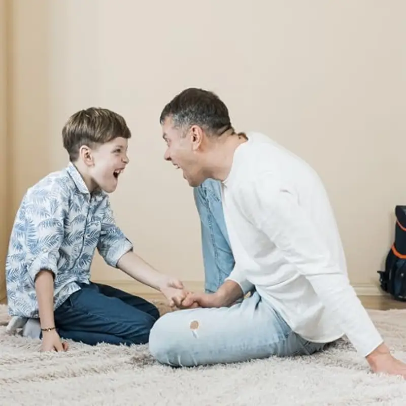 QianSiLi Padre e figlio Regalo per figlio Nero bracciale dinosauri Braccialetti bambini Bracciale ragazzo Regalo miniatura 2
