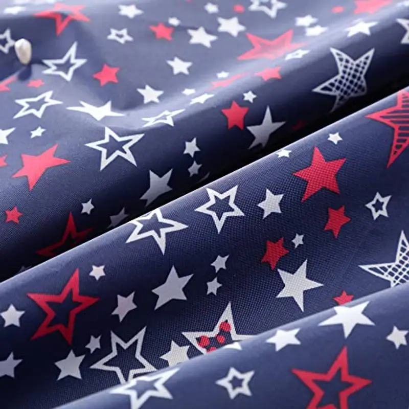 QIKADO Poncho Impermeabile Unisex Bambino Antipioggia Incappucciato Stella Blu/M miniatura 3