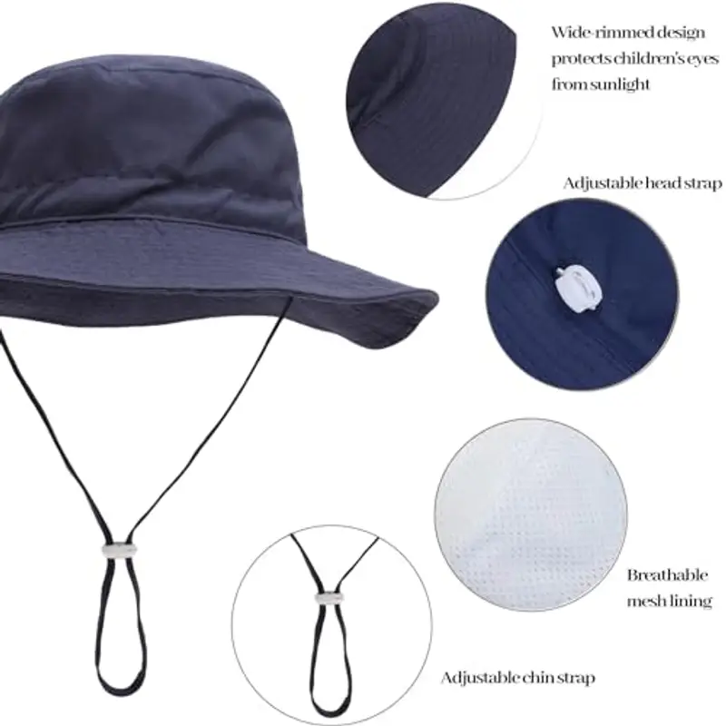 QIYIENDIAN Cappelli Bambino Blu 1960885 miniatura 3