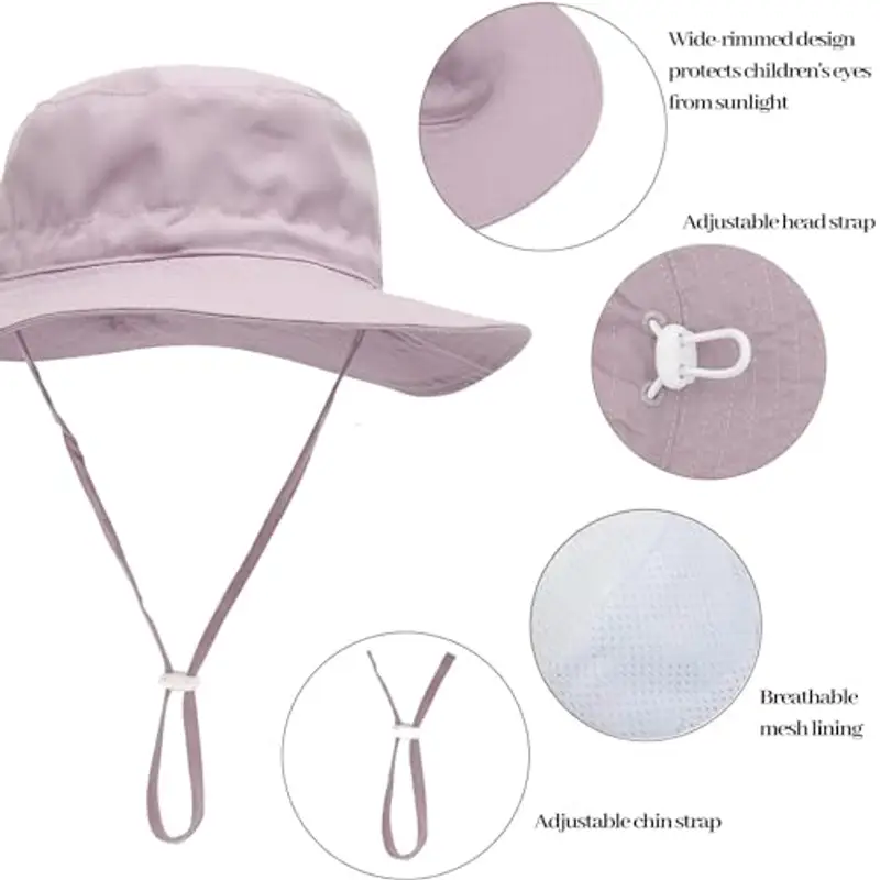 QIYIENDIAN Cappelli Bambino Viola 1960880 miniatura 3