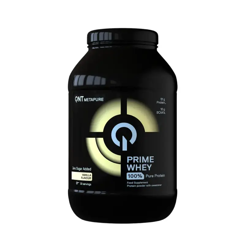 Miscela di proteine 100% di isolato e concentrato di siero di latte Vaniglia QNT Prime Whey 908 g