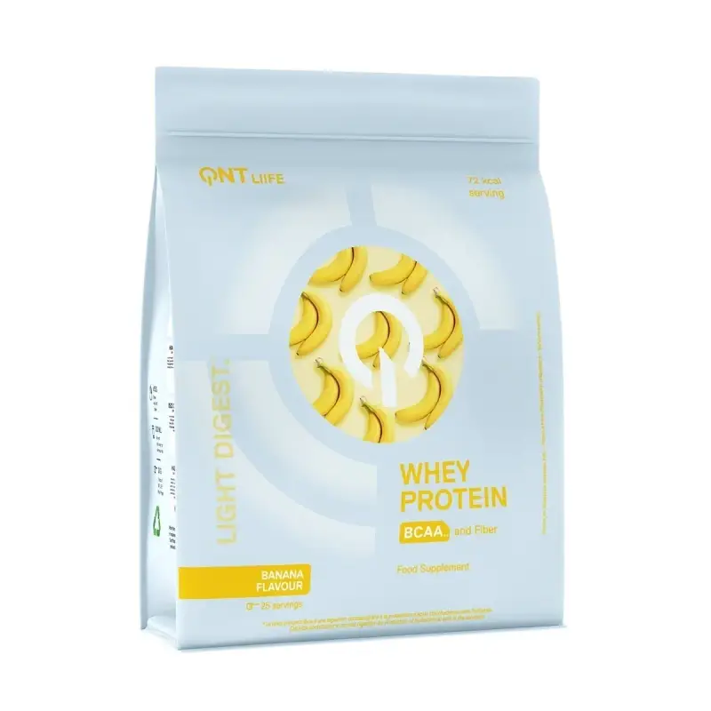 Nutrizione proteica QNT Light Digest Whey Protein - Banane