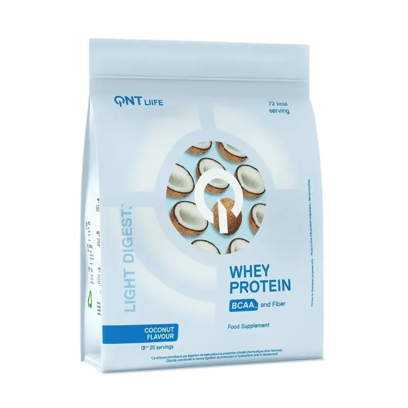Nutrizione proteica QNT Light Digest Whey Protein - Coconut