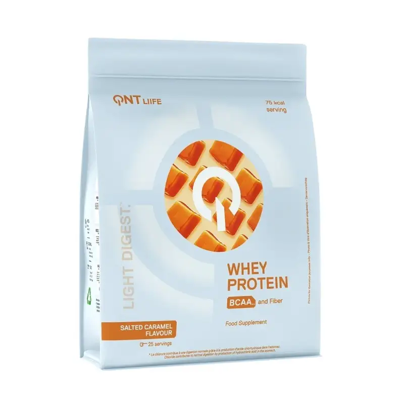 Nutrizione proteica QNT Light Digest Whey Protein - Salted Caramel