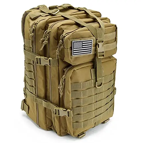 QT&QY Zaino tattico Militare 45 Litri con Sistema Molle Adatto la Caccia e l'outdoor Zaino da Assalto 3 Giorni Zaino miniatura 2