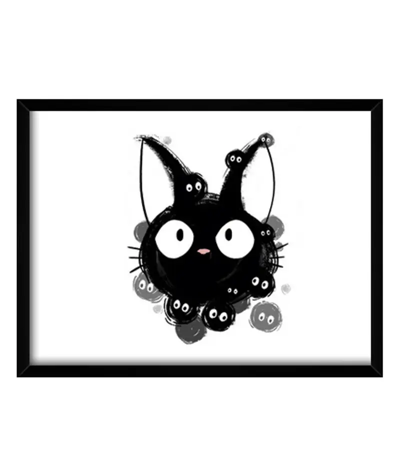 Quadro con cornice orizzontale kikisuzuwatari stampa