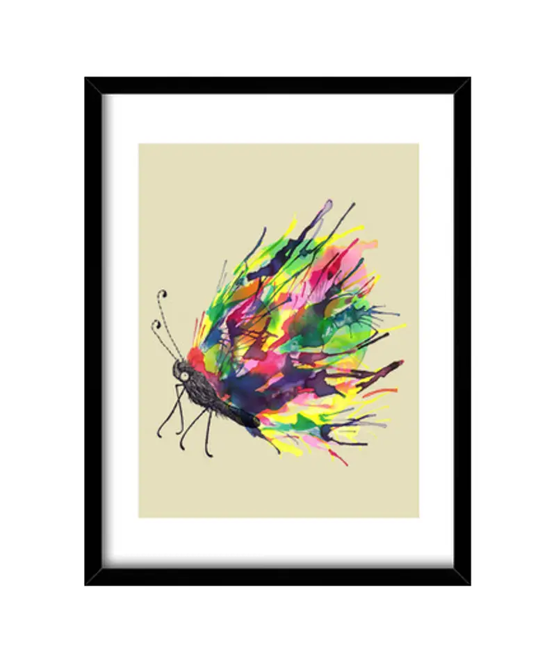 Quadro con cornice verticale bozzolo bianco