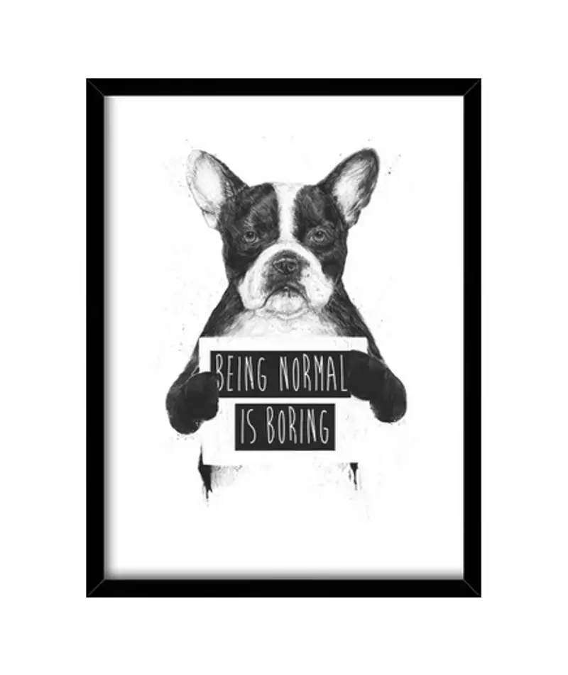 Quadro con cornice verticale essendo ordinario è noioso