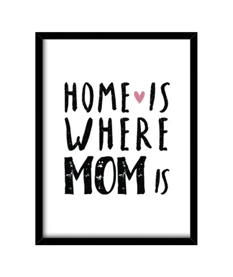 Quadro con cornice verticale home è