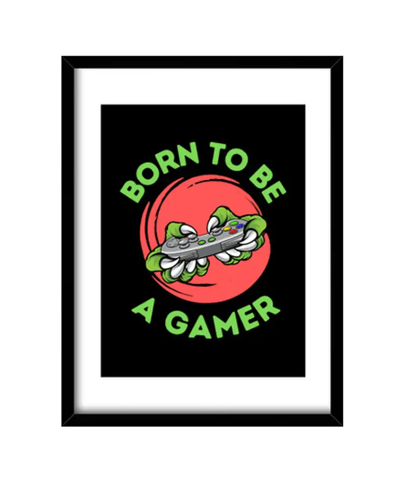 Quadro con cornice verticale nato per essere un giocatore