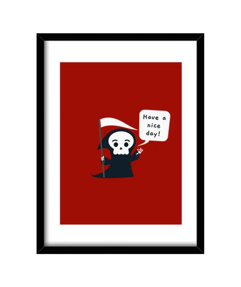 Quadro con cornice verticale nice day !