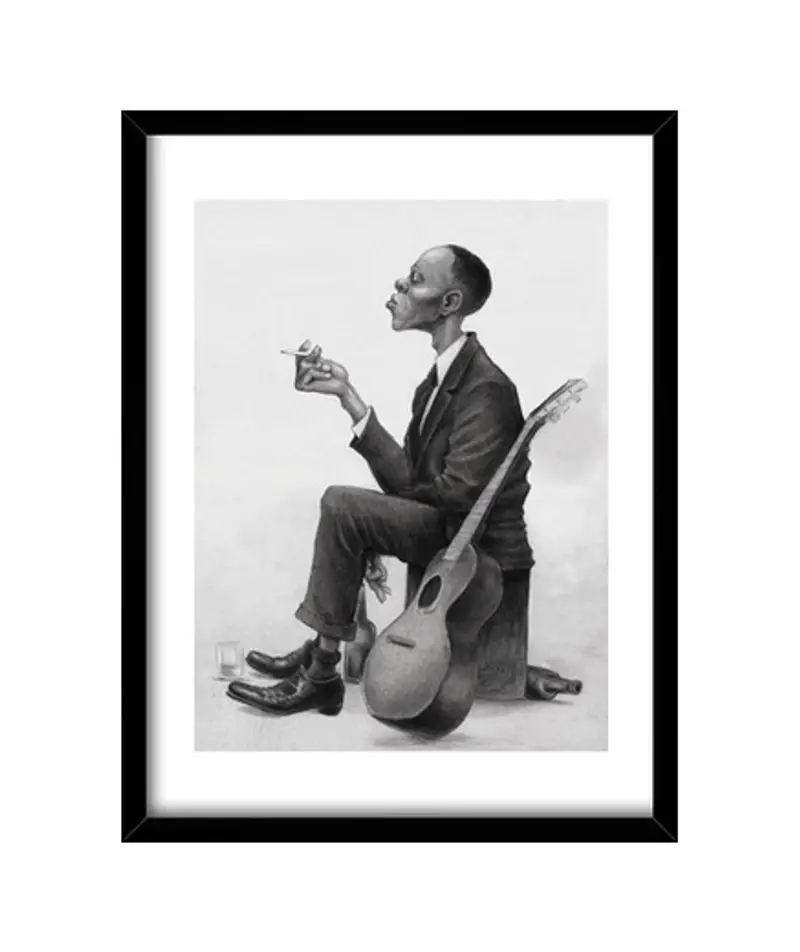 Quadro con cornice verticale Robert Johnson