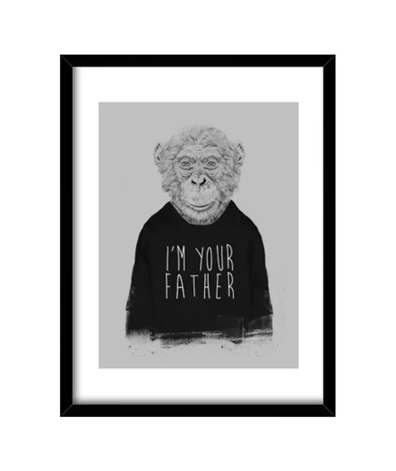 Quadro con cornice verticale sono tuo padre