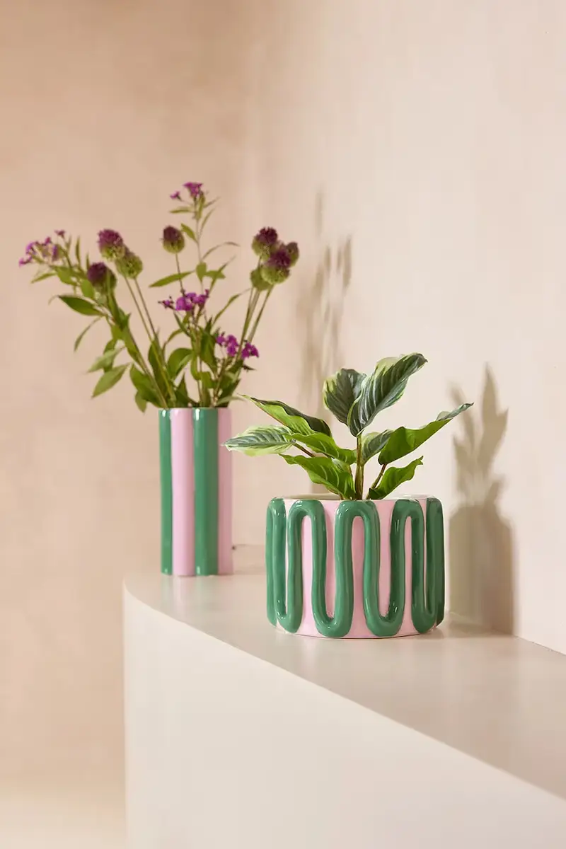 copertura vaso Estefania 20 x 20 x 14, 5 cm colore verde miniatura 3