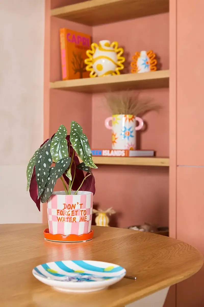 vaso decorativo ROdrigo 24 x 15, 5 x 23, 5 cm Arancione miniatura 3