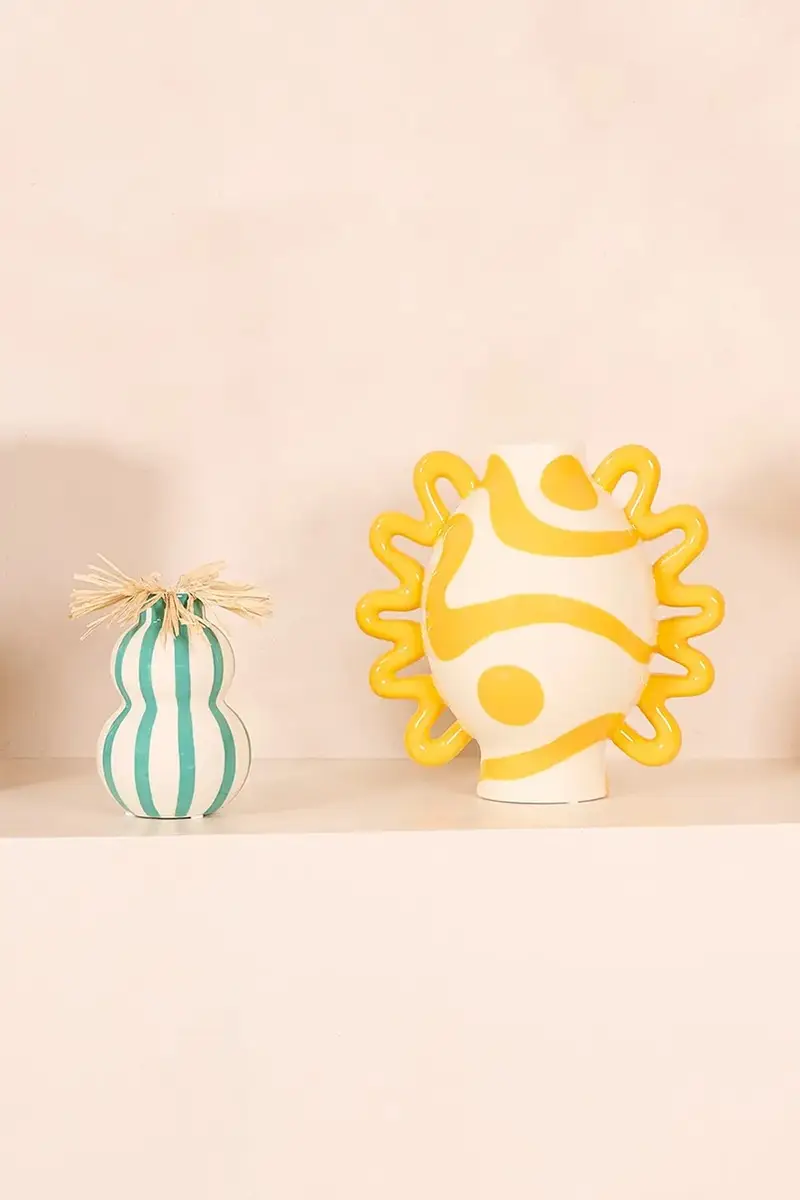 vaso decorativo ROdrigo 24 x 15, 5 x 23, 5 cm Arancione miniatura 4