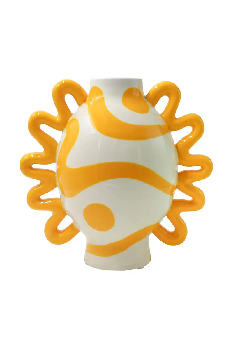 vaso decorativo ROdrigo 24 x 15,5 x 23,5 cm Arancione