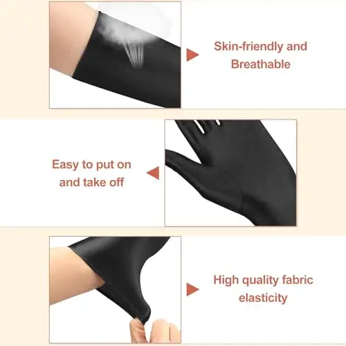 Quelcc Guanti Donna Nero 3038759 miniatura 3