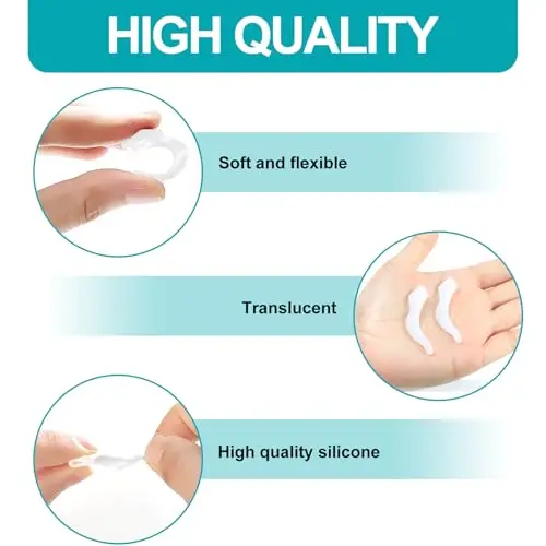 Qufiiry 16 Paia Ferma Occhiali in Silicone, Antiscivolo Occhiali Gancio, Reggi Occhiali con Supporto Punta Stanghette miniatura 3