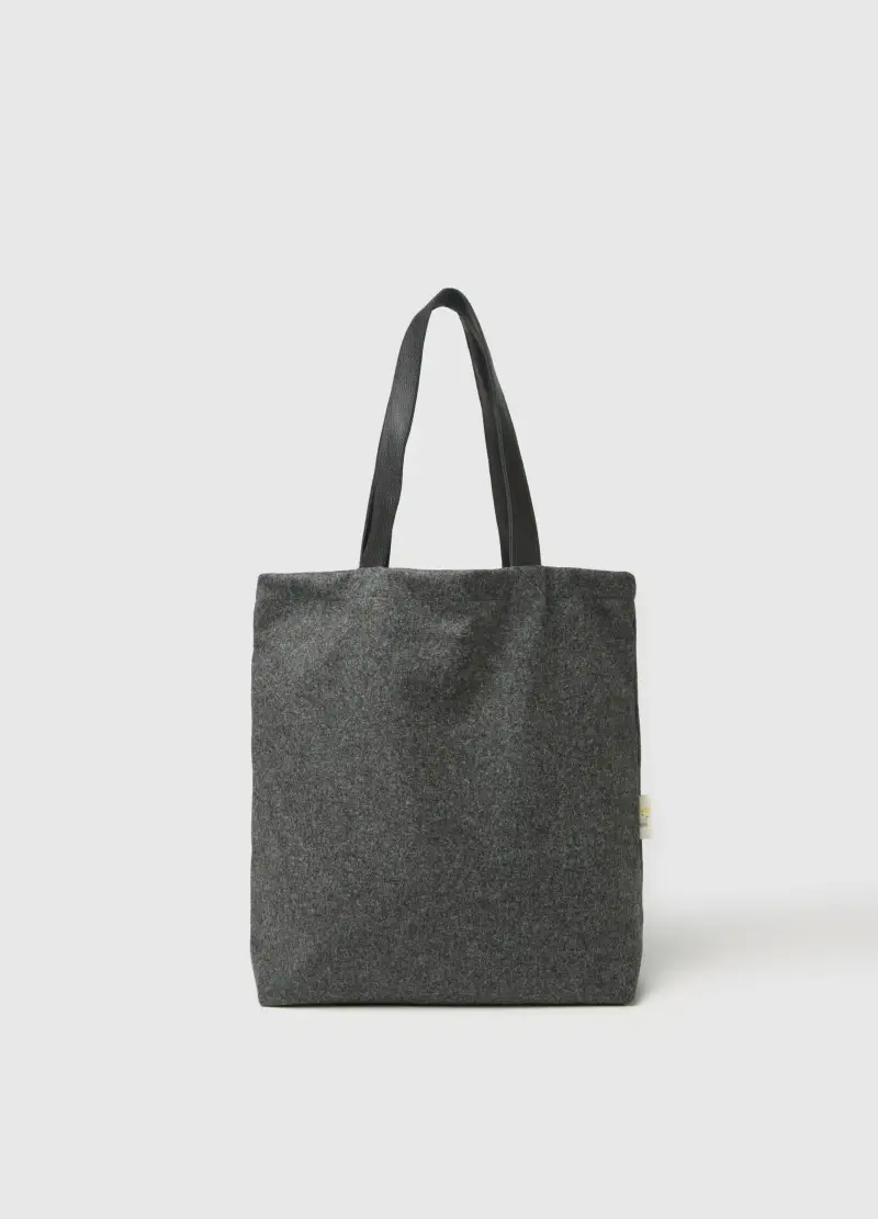 Borsa Shopper Grigia Quid, Uomo, Grigio