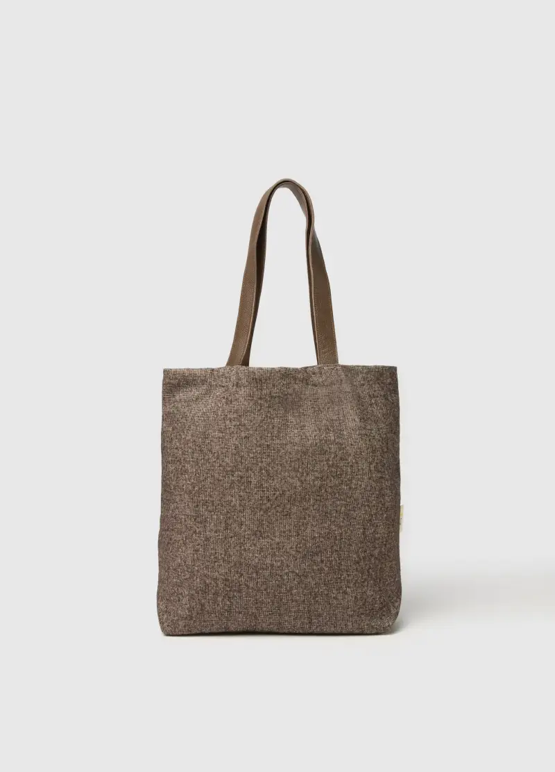 Borsa Shopper Marrone Quid, Uomo, Marrone