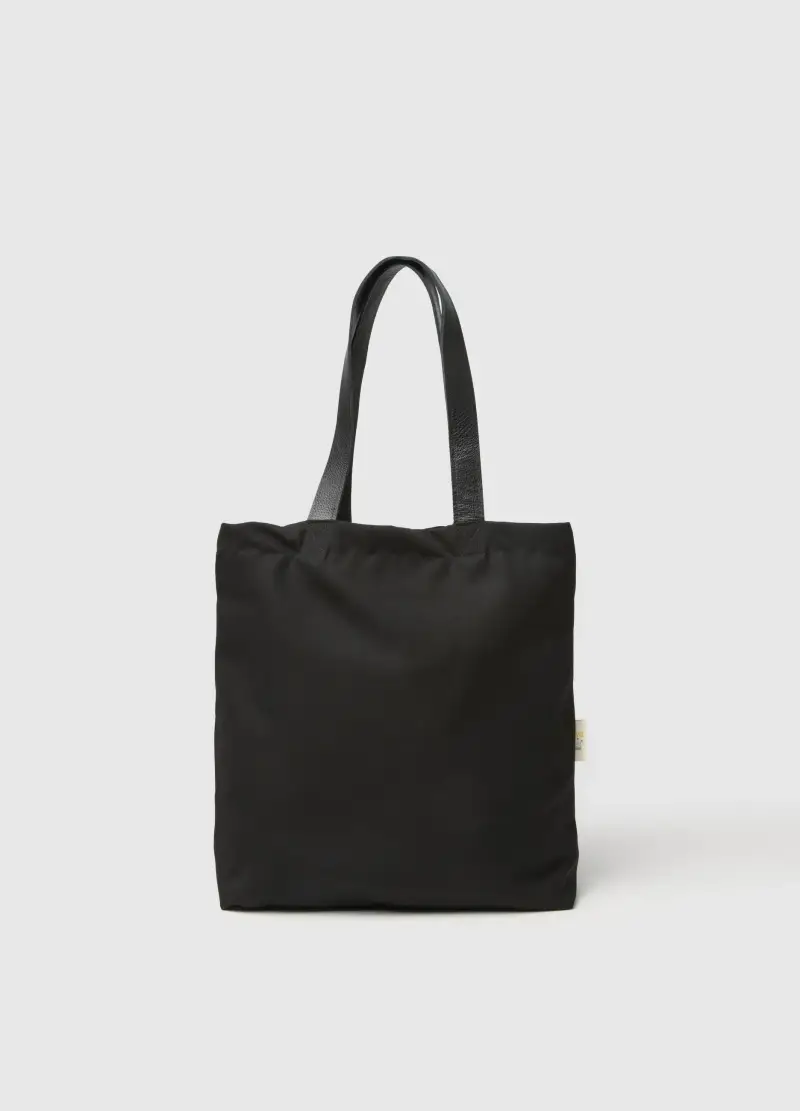 Borsa Shopper Nera Quid, Uomo, Nero