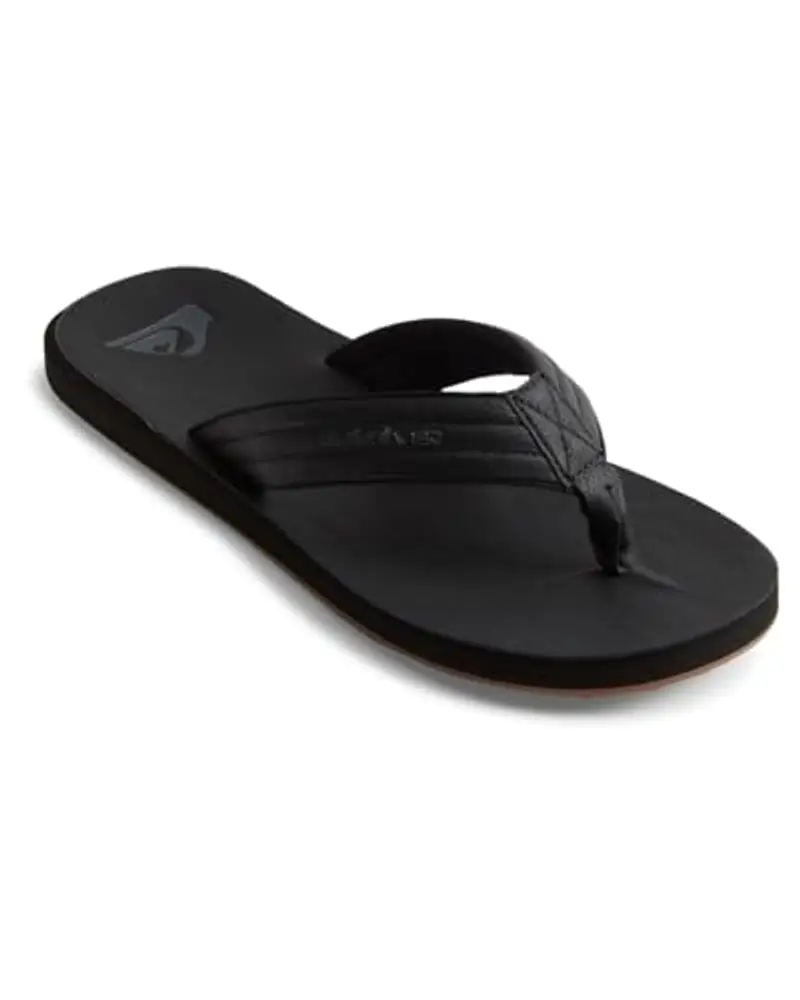 Quiksilver Carver Nubuck, Sandali Uomo, Nero Solid Black Sbkm, 41 EU