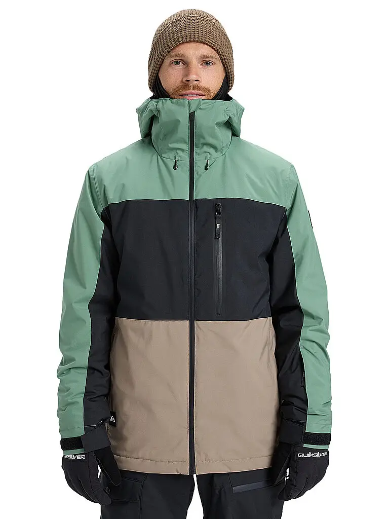 Giacca da snowboard da uomo Sycamore Block 20K verde | S