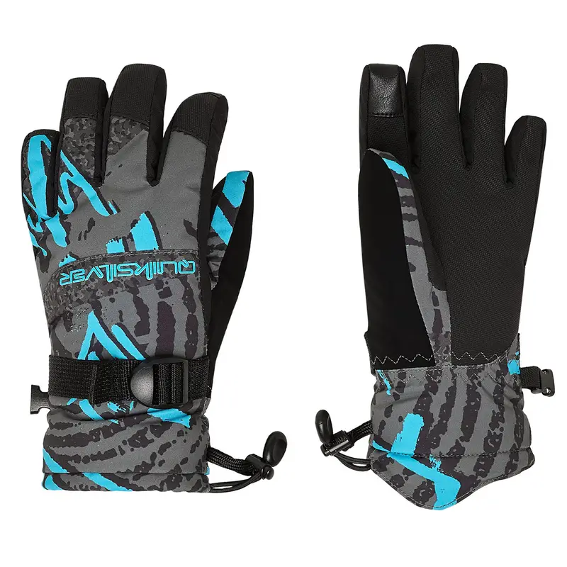 Guanti da sci Quiksilver Mission Youth EQBHN03039 Grigio