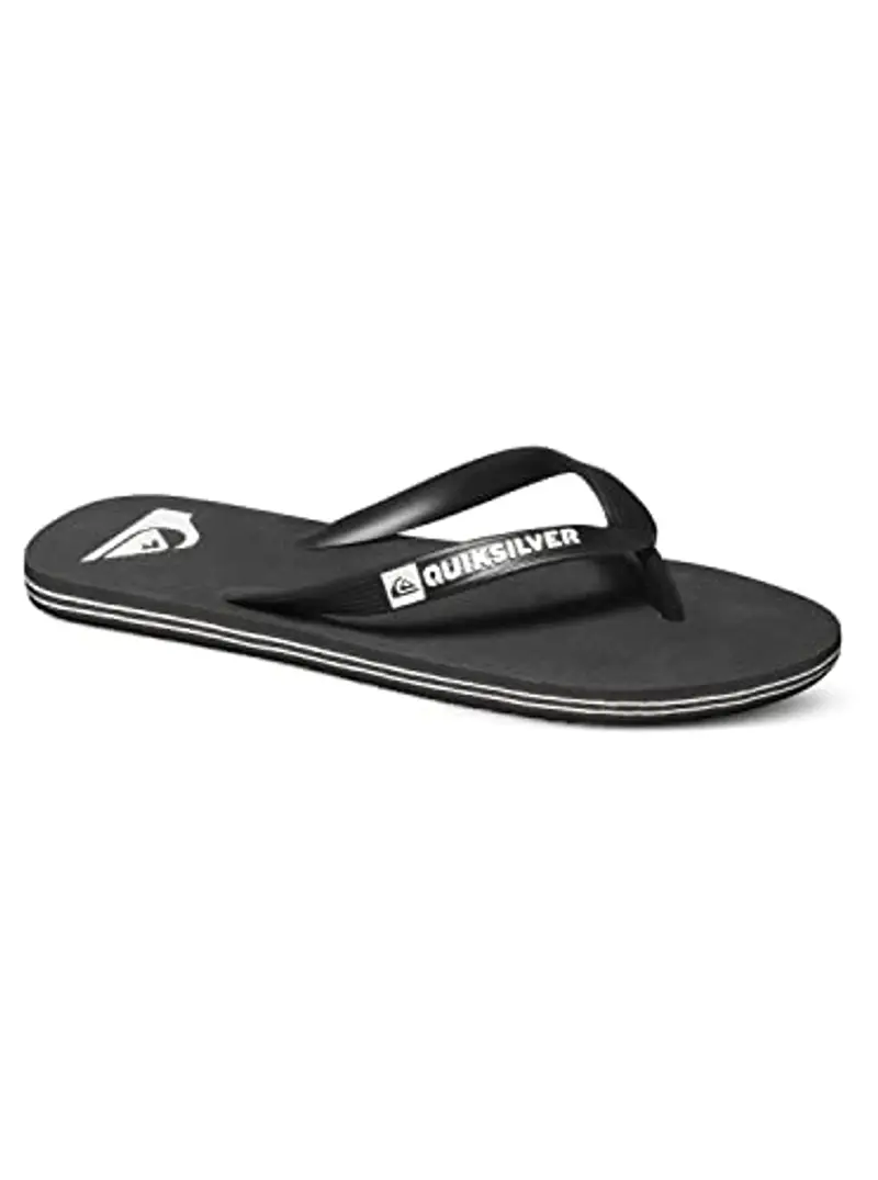 Quiksilver Molokai, Sandali Uomo, Nero Black Black White Xkkw, 39 EU