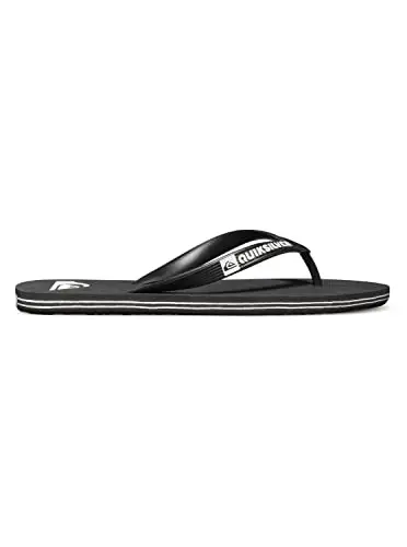 Quiksilver Molokai, Sandali Uomo, Nero Black Black White Xkkw, 44 EU miniatura 2
