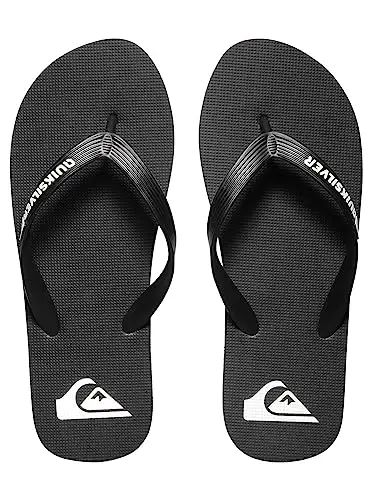 Quiksilver Molokai, Sandali Uomo, Nero Black Black White Xkkw, 44 EU miniatura 3
