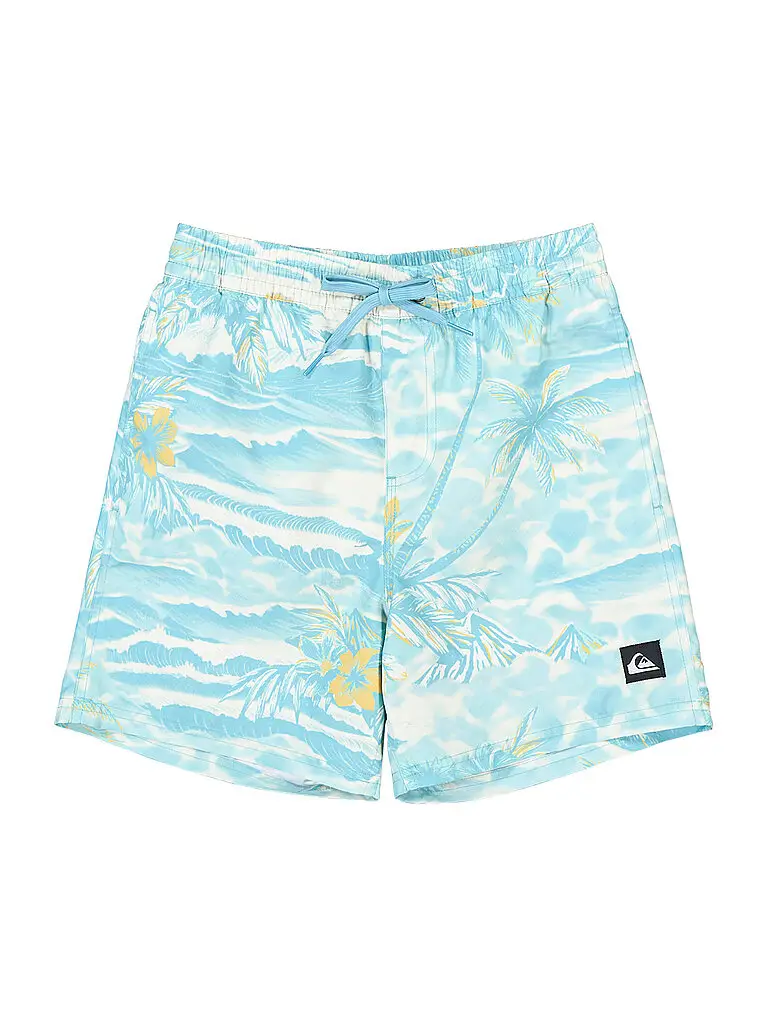 Pantaloncini da bagno da ragazzo Everyday Printed Volley 14 azzurro | 128-134