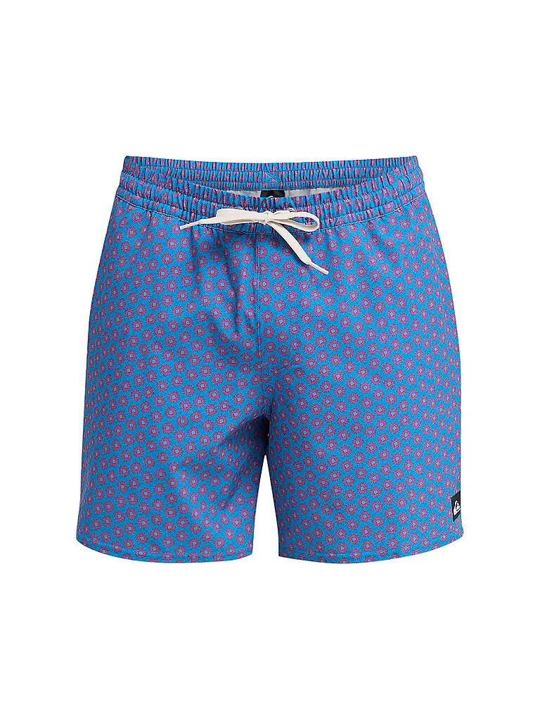Pantaloncini da bagno elasticizzati stampati da uomo Volley 16 blu | S